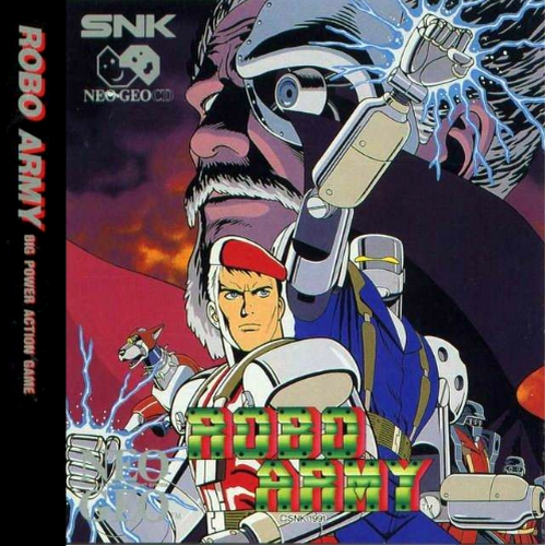 Robo Army box art for Neo Geo CD